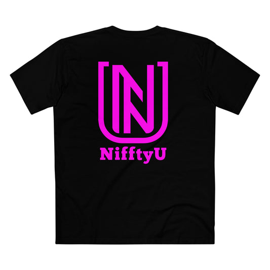 T-Shirt - Pink Limited Logo Design unisex Staple Tee