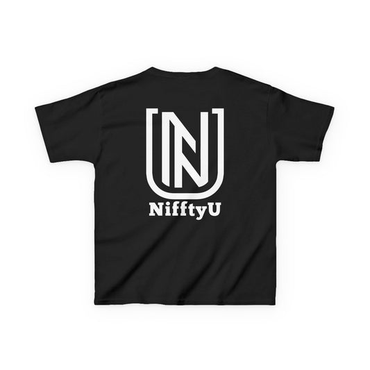Kids T-Shirt with NifftyU Logo Print